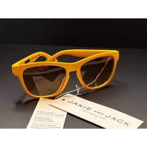 Janie & Jack Accessories- Mustard Yellow Flat Finish Kids Sunglasses- 1-2 years